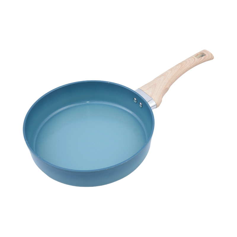 Duboka tava za prženje ravnog oblika od kovanog aluminija