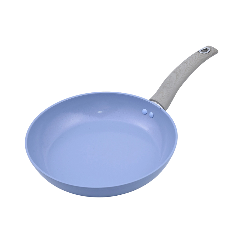 Set posuđa od kovanog aluminija sa svježim plavim keramičkim premazom