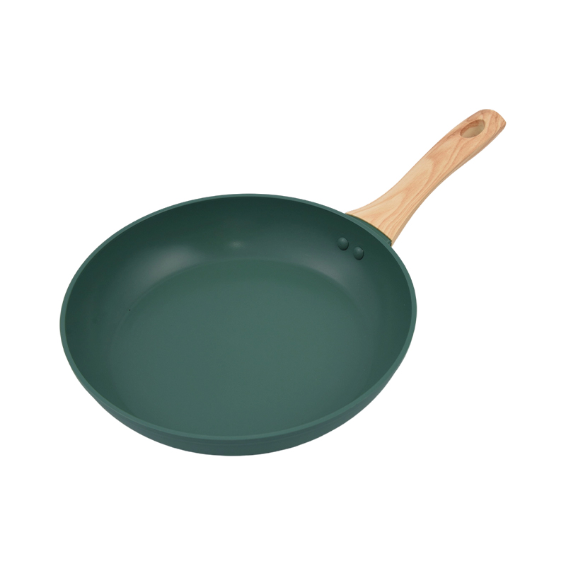 Set posuđa od kovanog aluminija s šumsko zelenim neprijanjajućim premazom