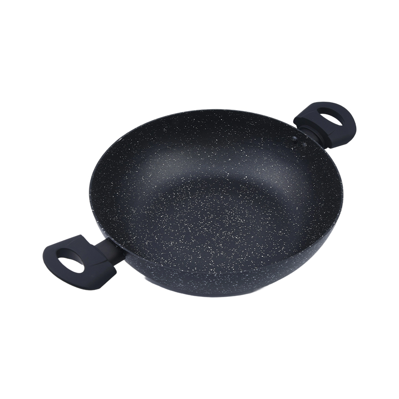 Wok od prešanog aluminija s 2 bočne ručke